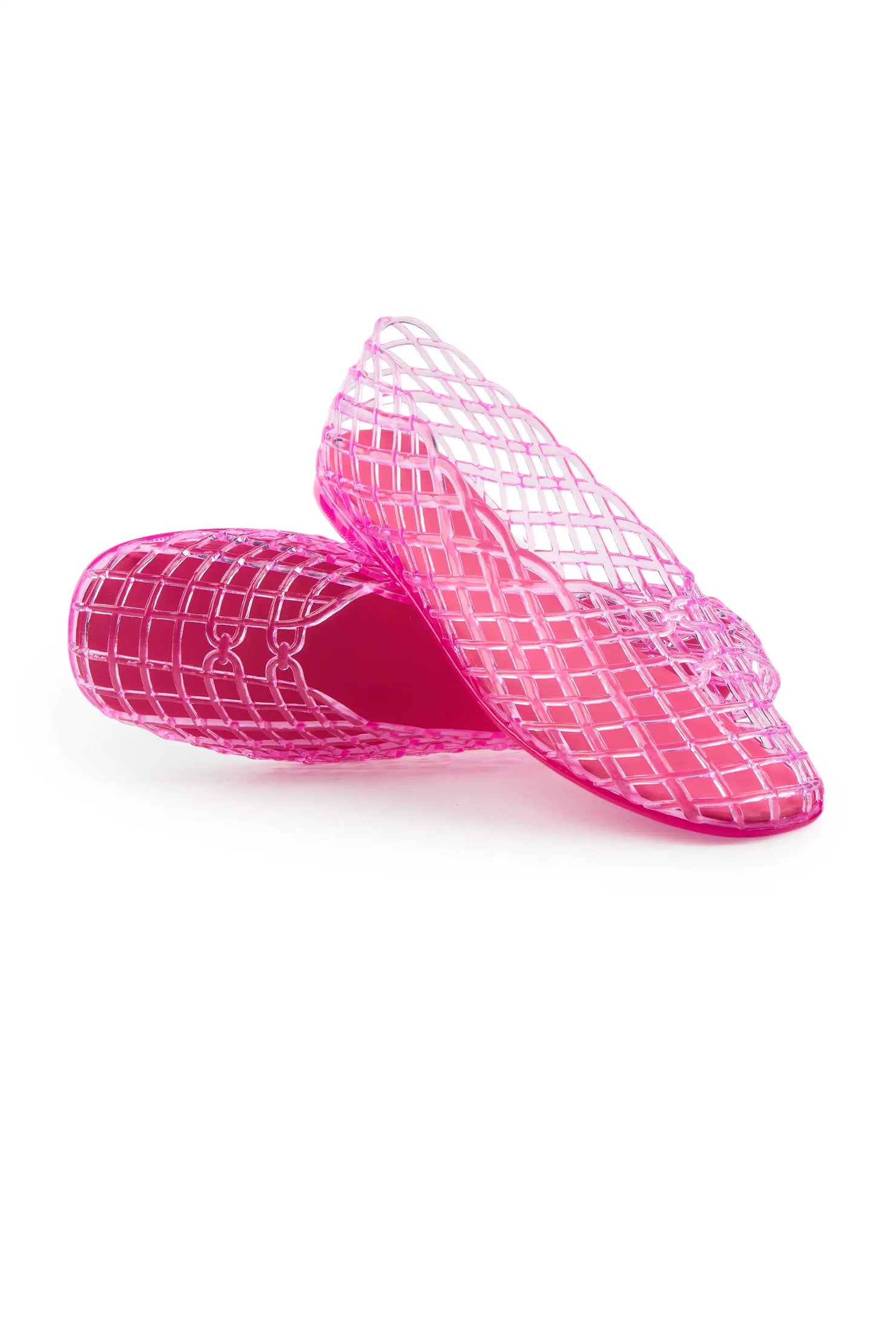 Nekisha Pink Jelly Mesh Shoes