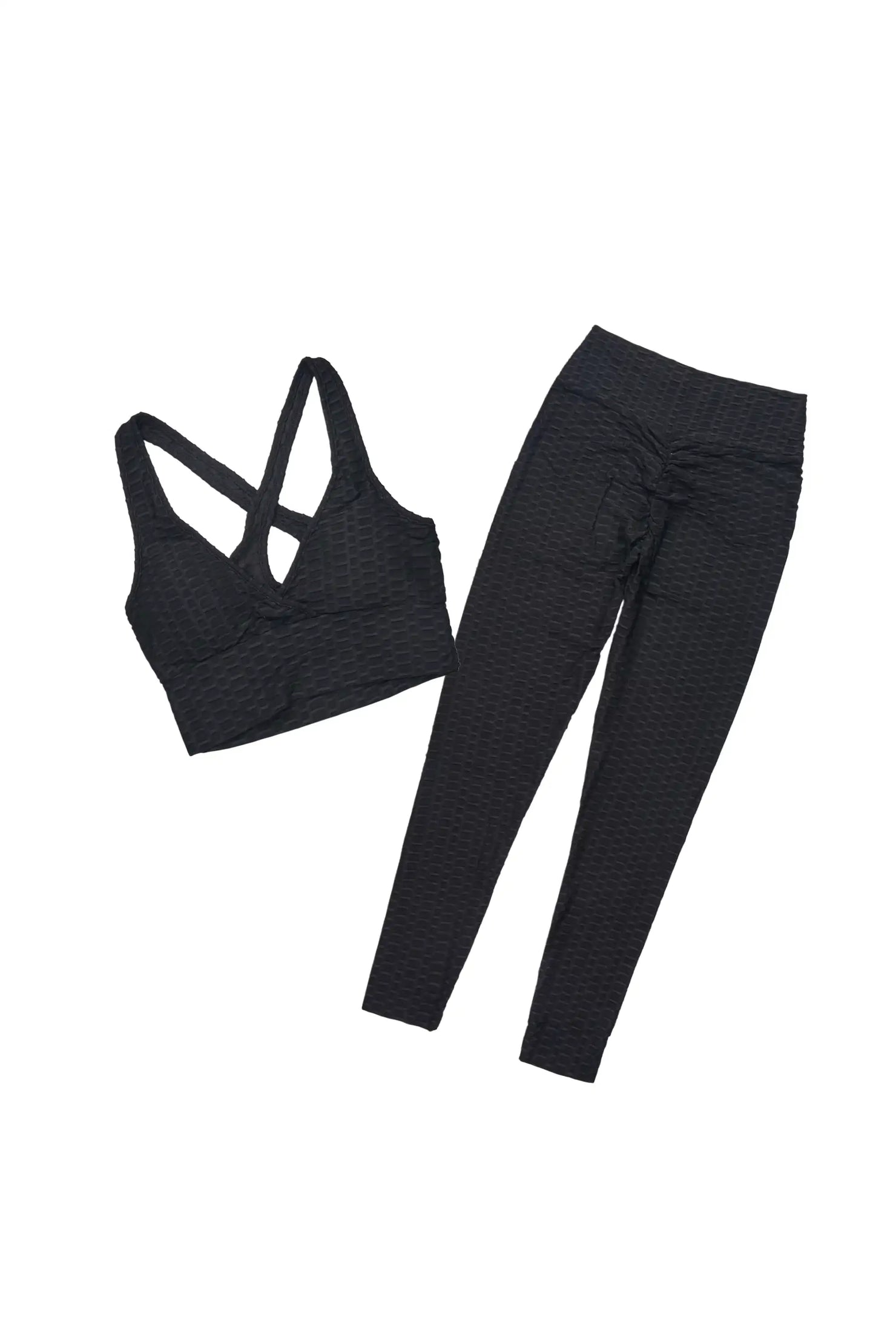 Meca Black Tank Active Set