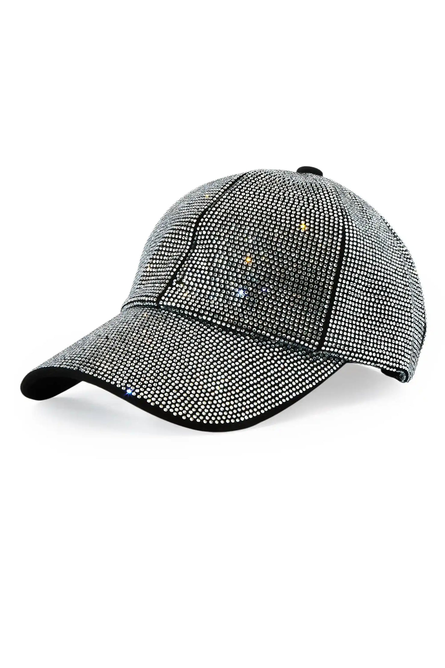Wofford Black/Clear Rhinestone Trucker Hat