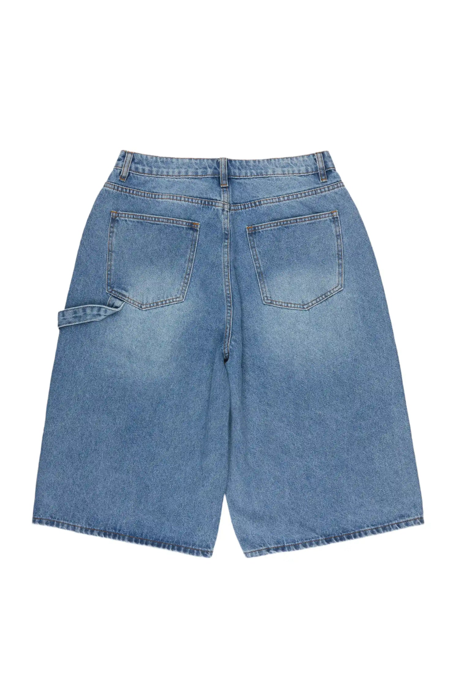 Shantia Med. Wash Painted Denim Jort