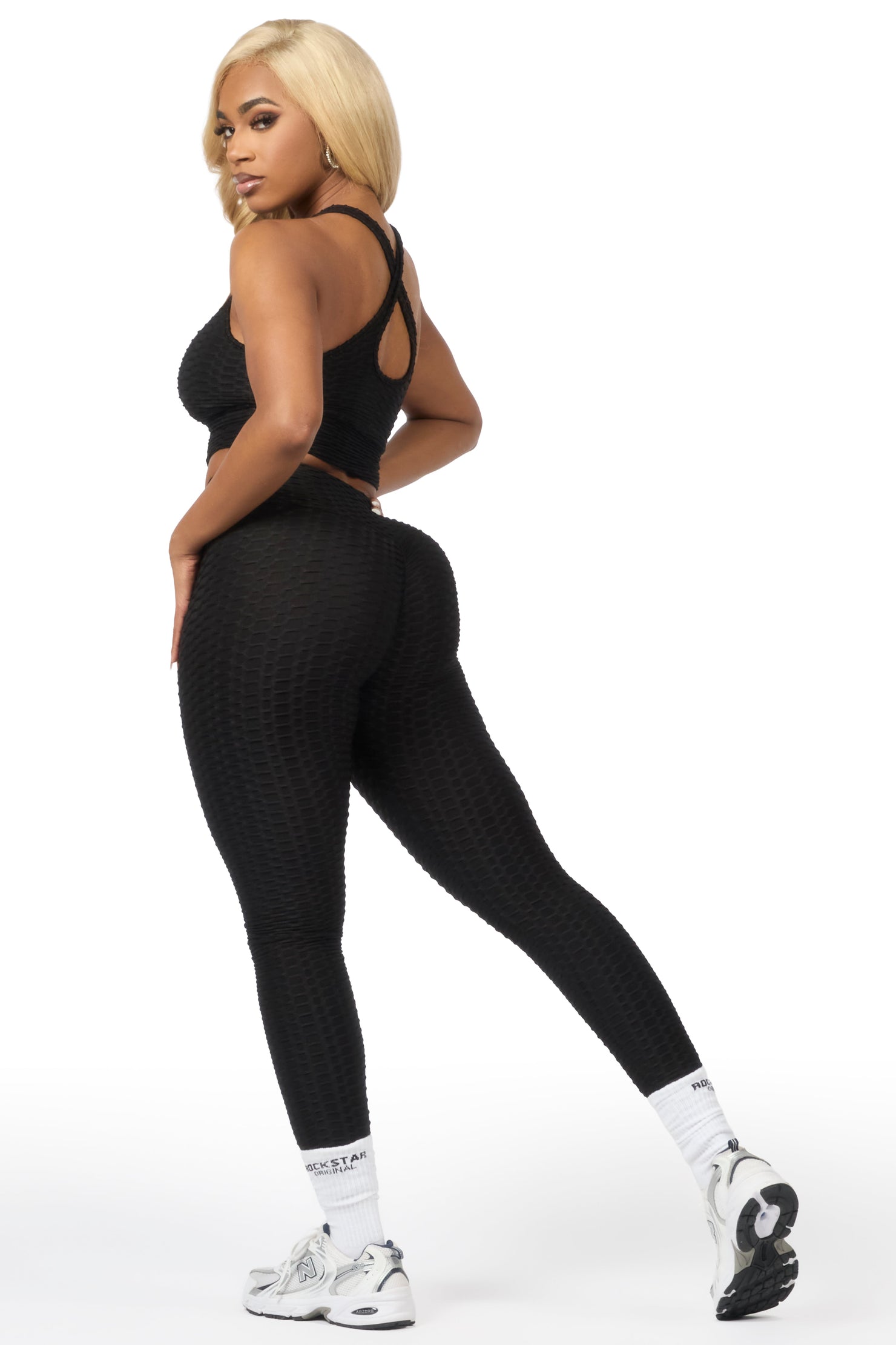 Meca Black Tank Active Set
