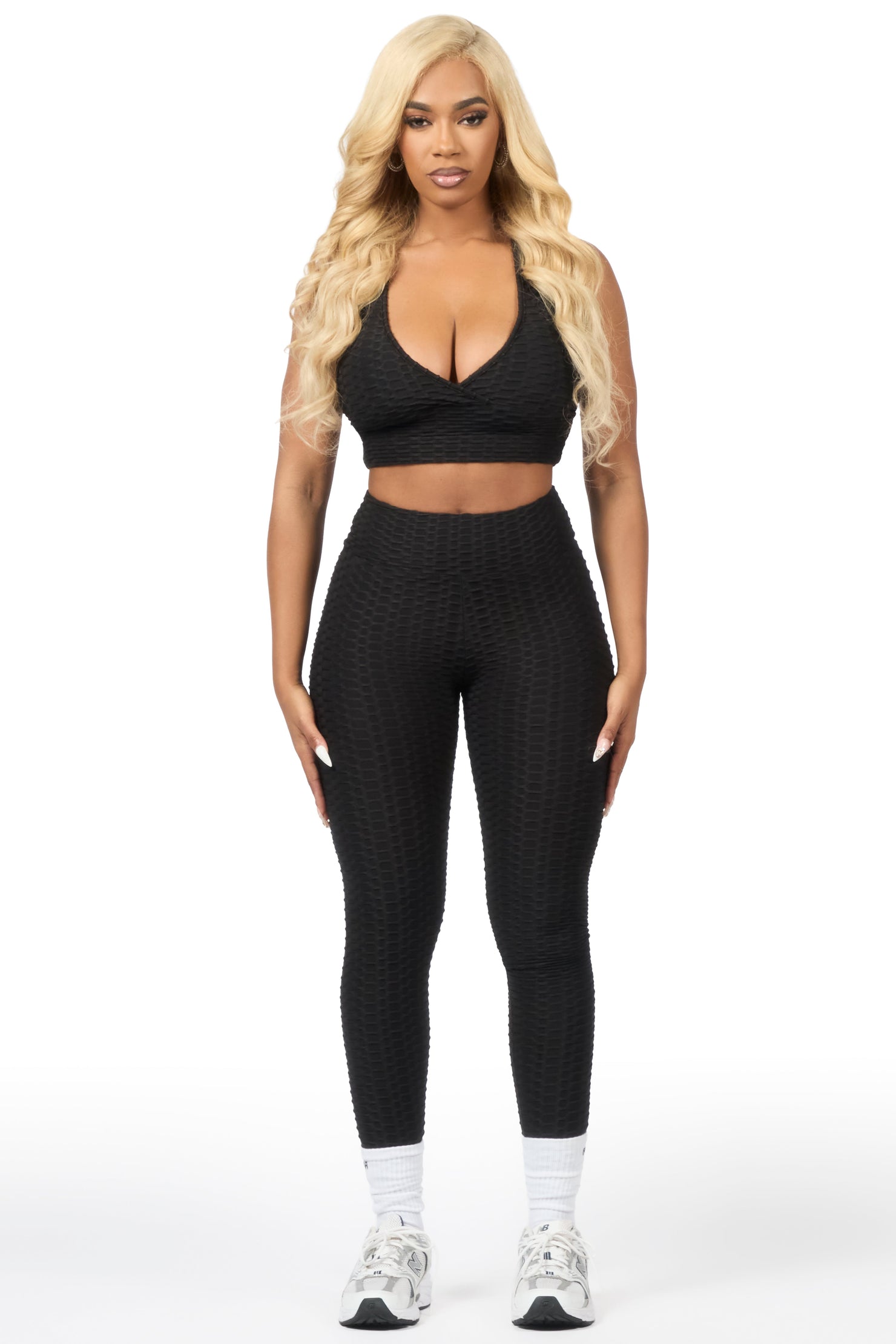 Meca Black Tank Active Set
