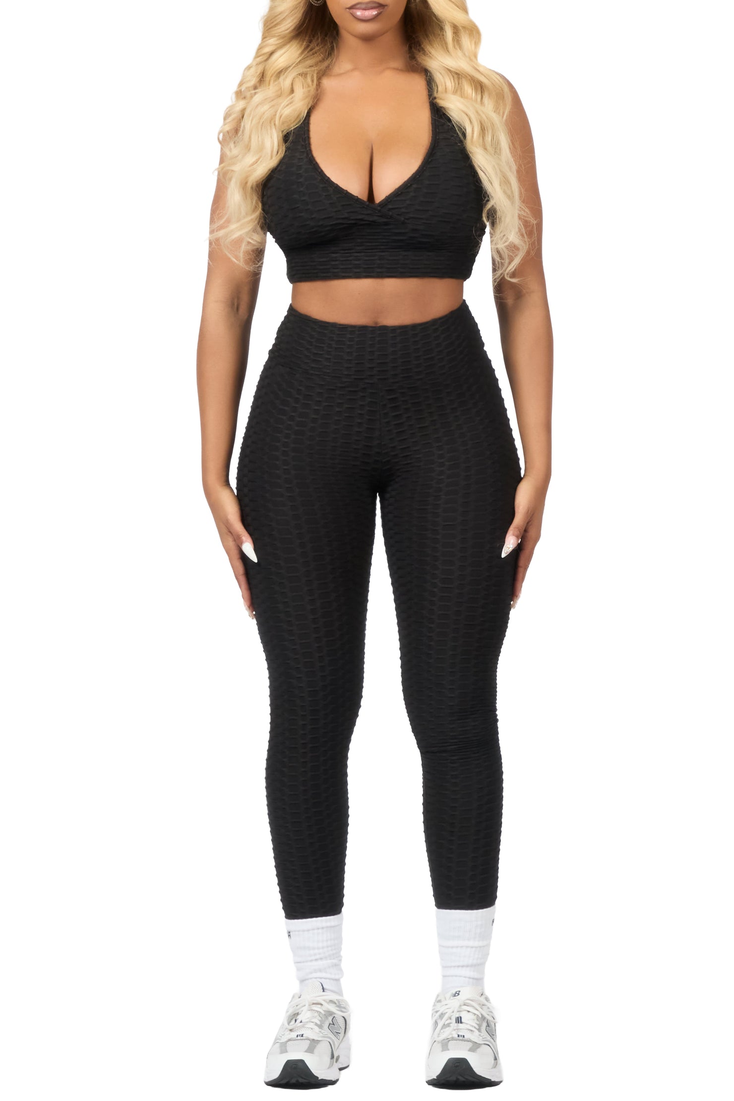 Meca Black Tank Active Set