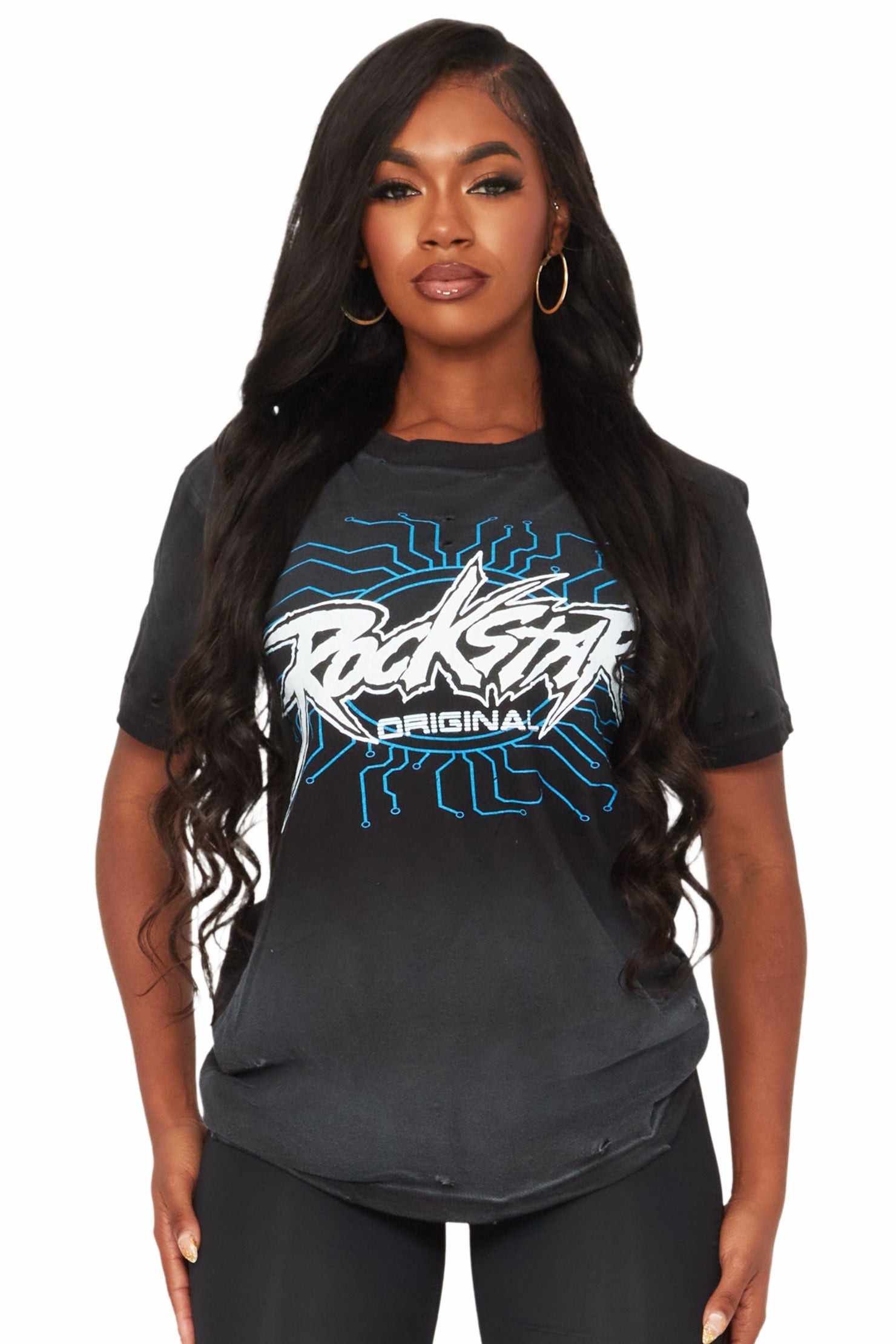 Future 2008 Black Oversized Tee