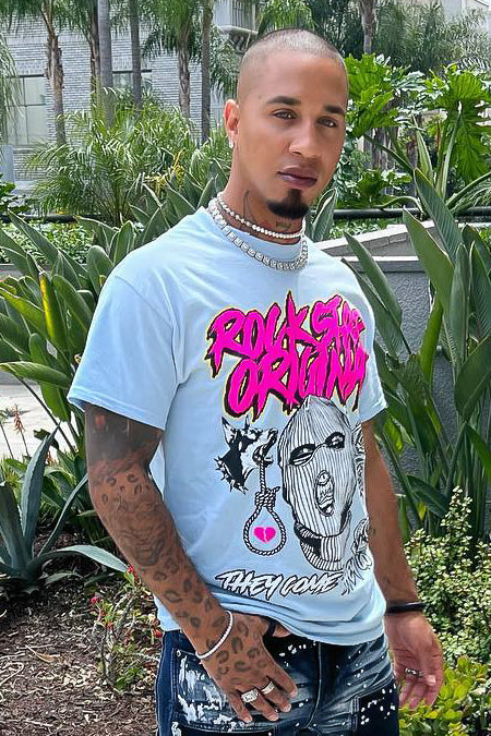 Clava Light Blue Graphic T-Shirt