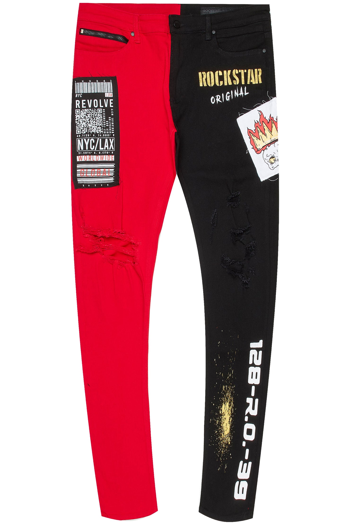 TITO PATCHWORK JEAN-RED