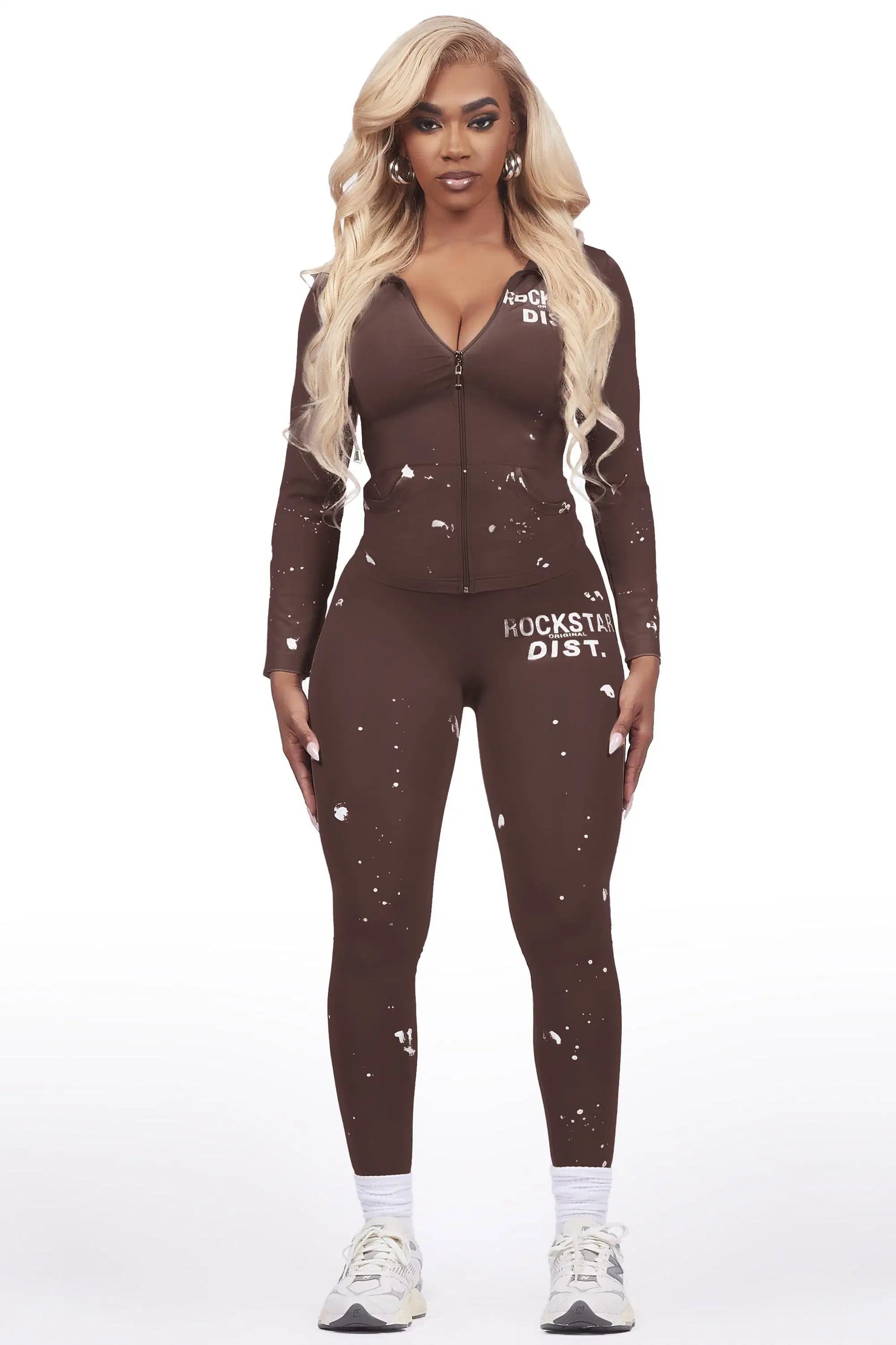 Nikki Brown Painted Active Set