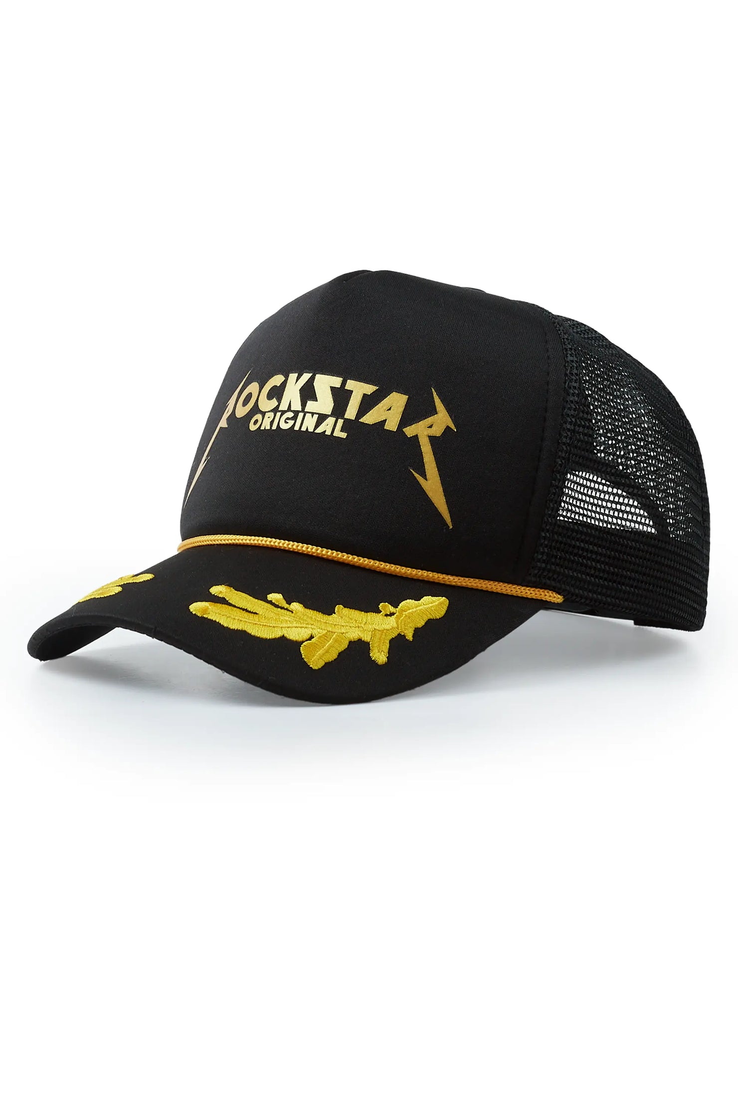 Pardes Black Graphic Trucker Hat