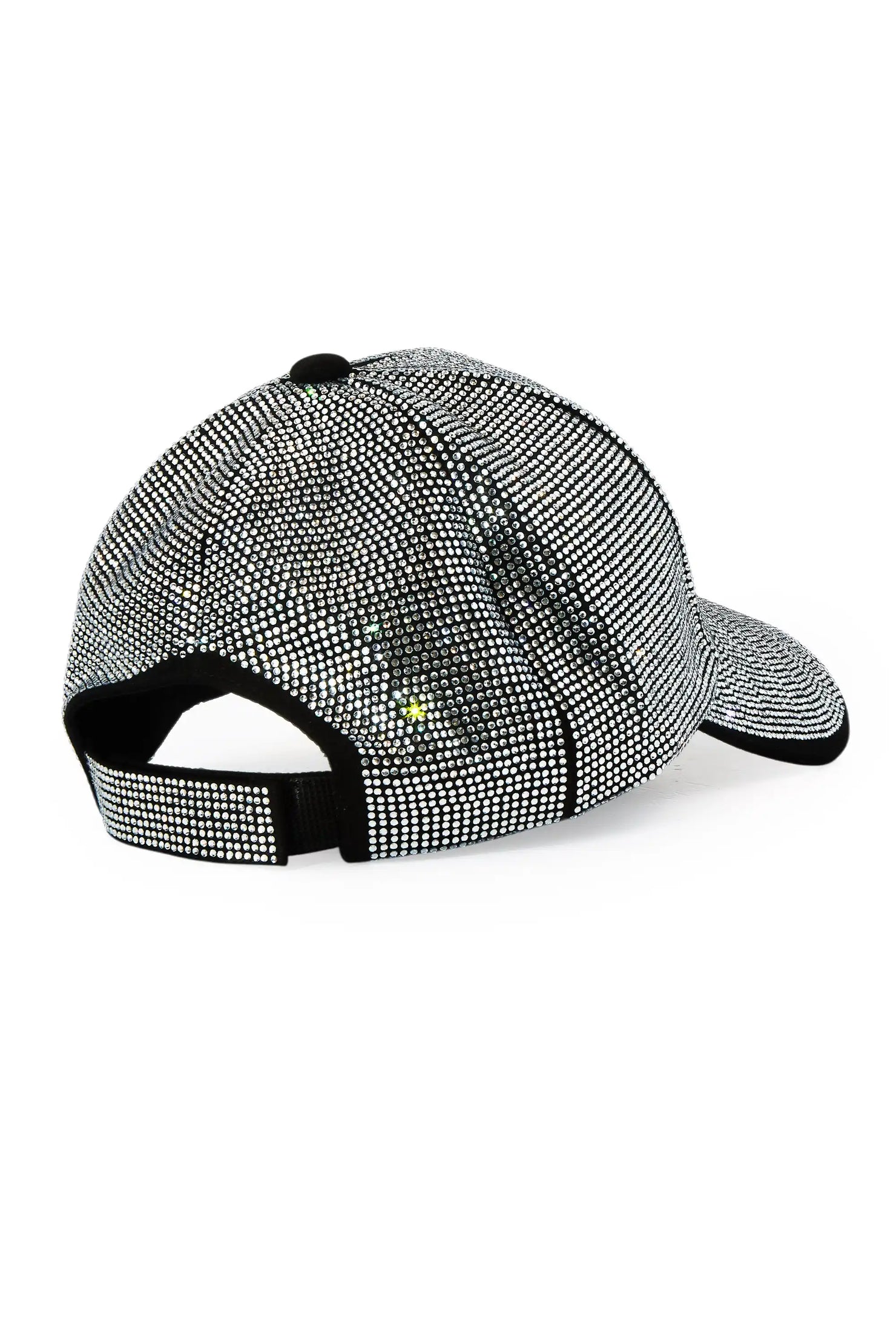 Wofford Black/Clear Rhinestone Trucker Hat