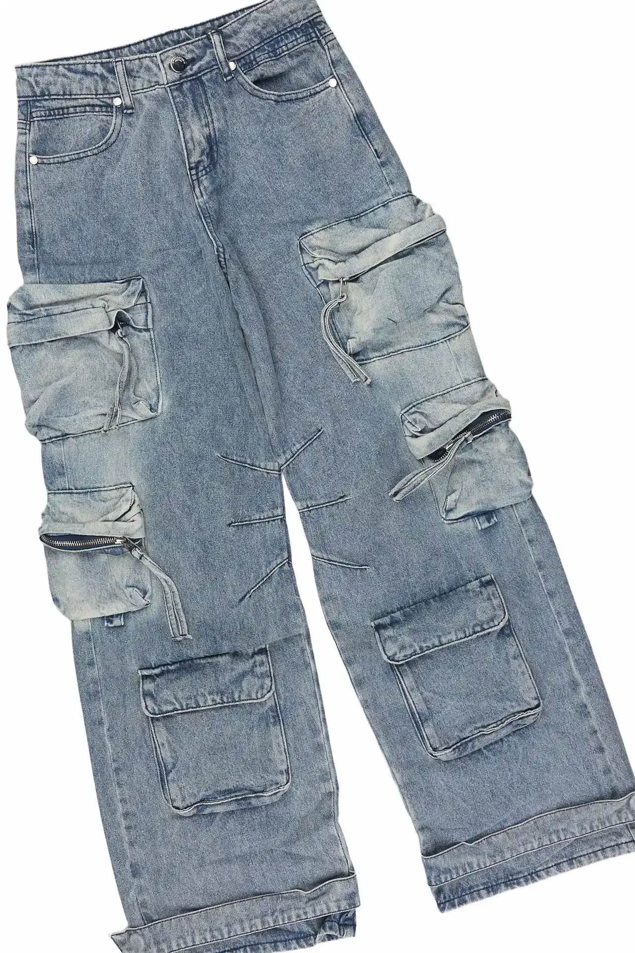 Boys Blade Light Blue/Blue T-Shirt Baggy Jean Set