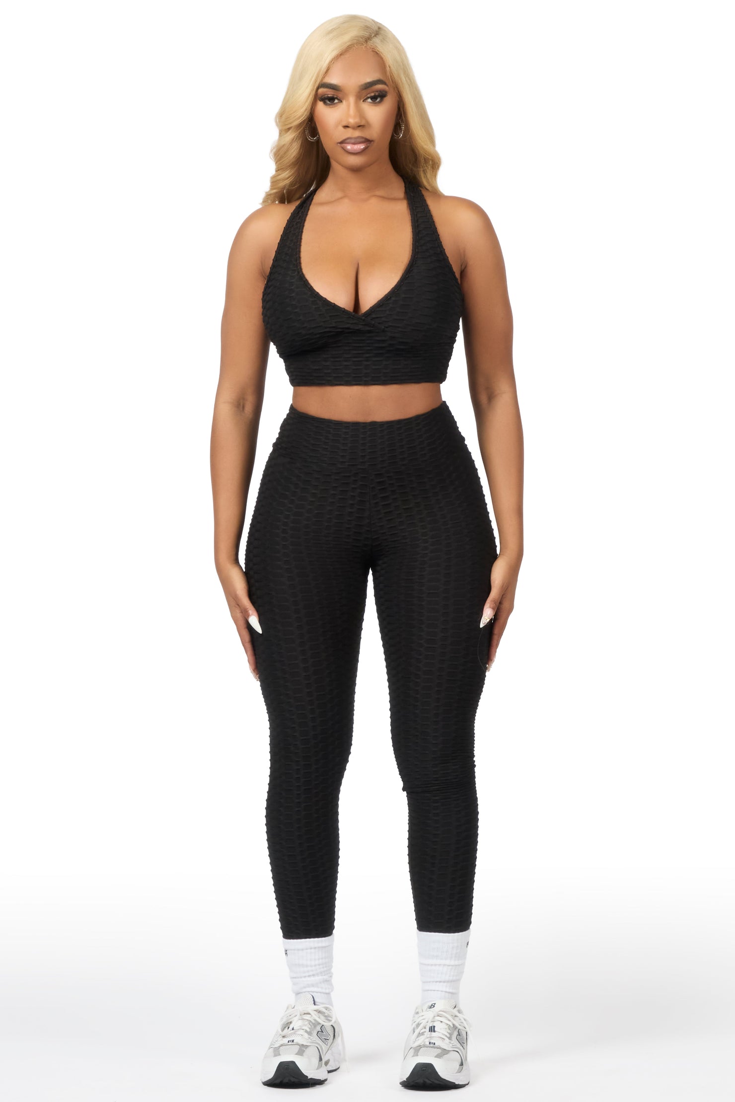 Meca Black Tank Active Set