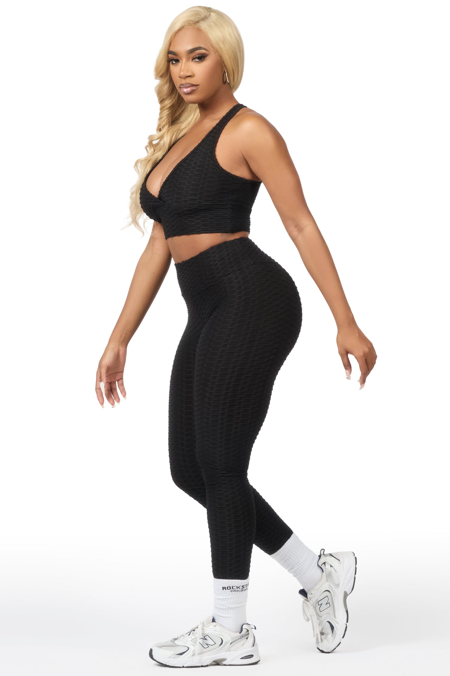 Meca Black Tank Active Set