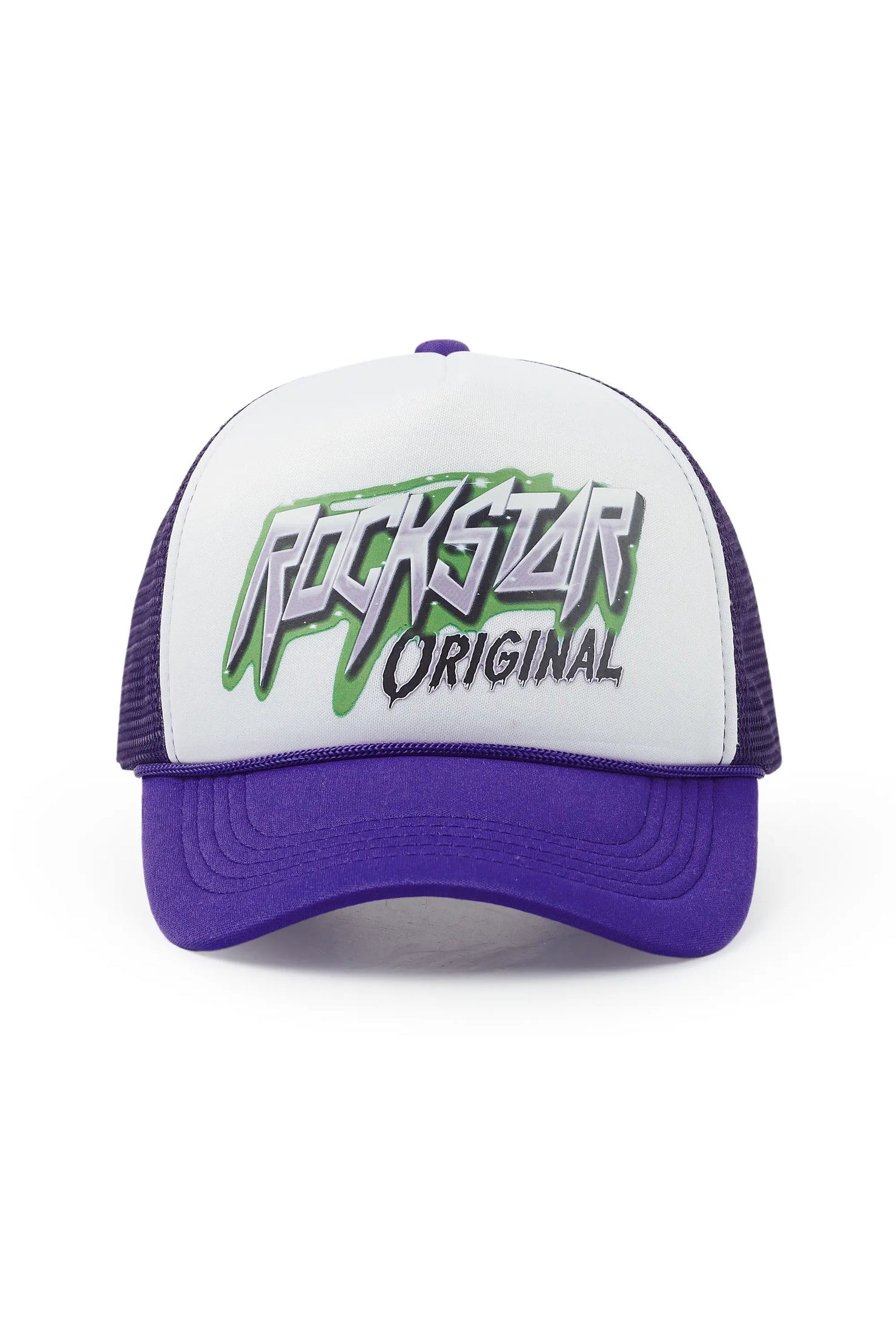 Darwin White/Purple Trucker Hat