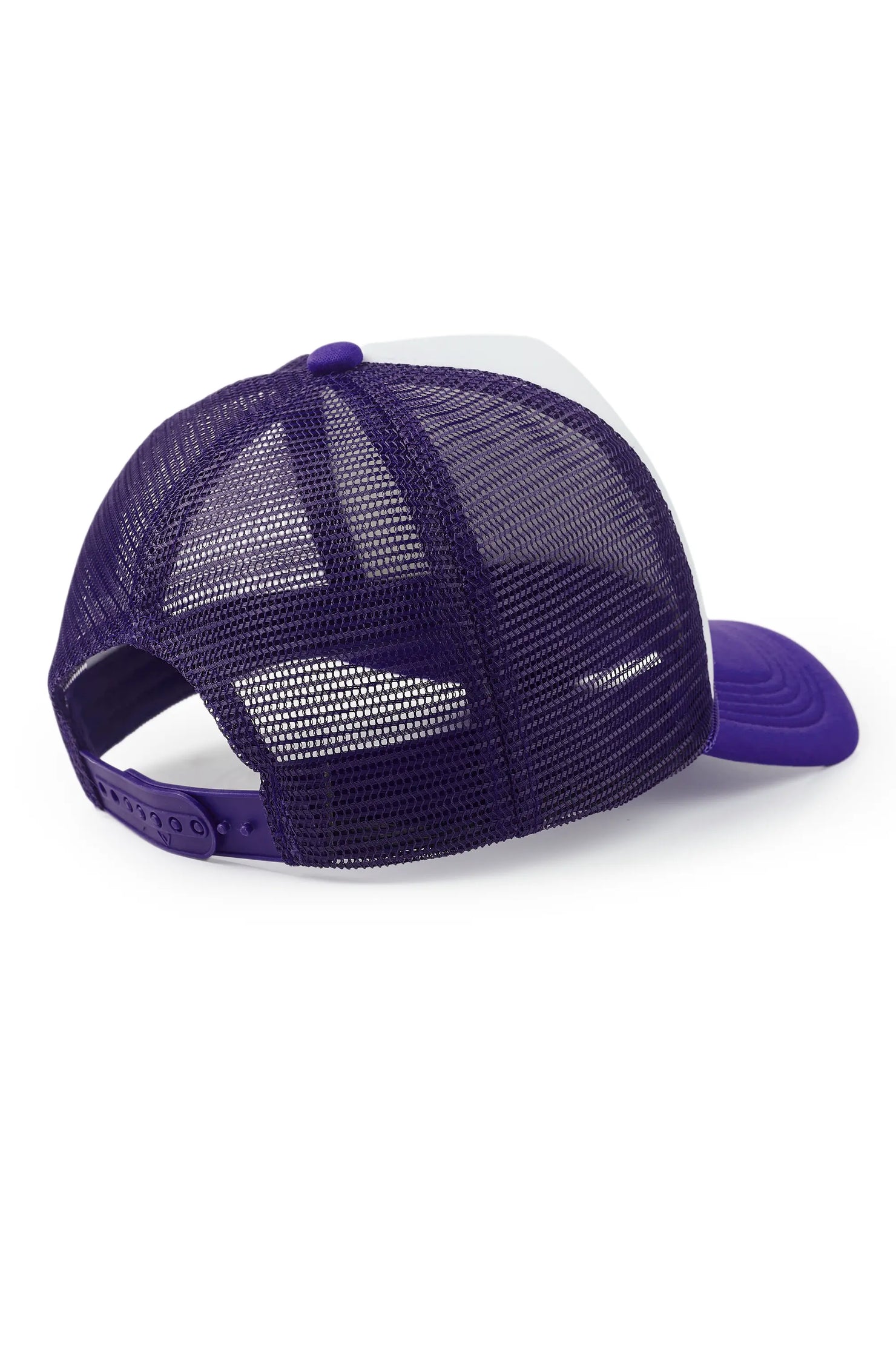 Ernesto White/Purple Trucker Hat