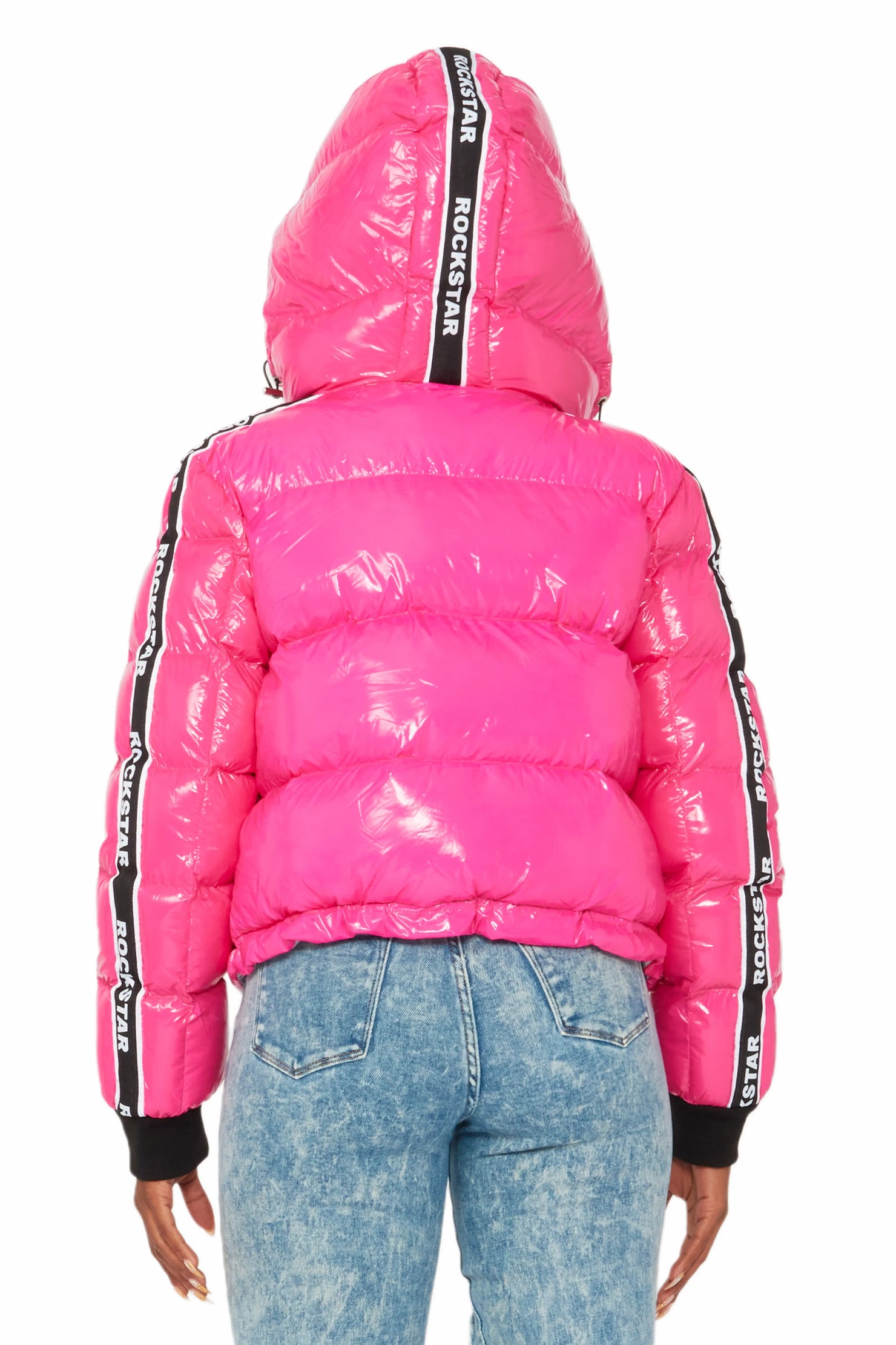 Jackey Hot Pink Puffer Jacket