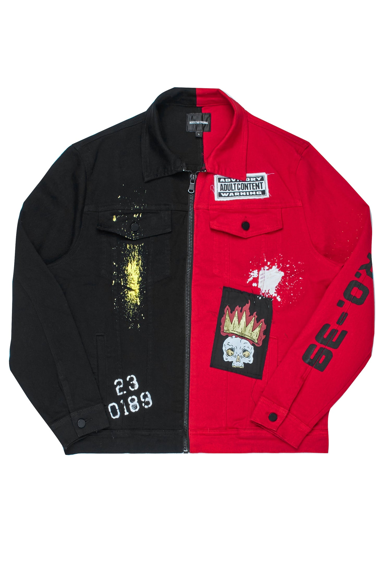 TITO PATCHWORK JACKET-RED